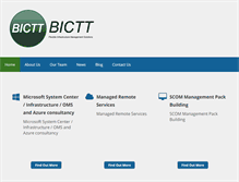 Tablet Screenshot of bictt.com
